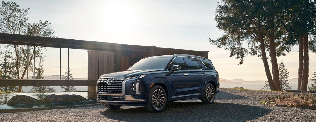Side view of the 2023 Hyundai Palisade parked