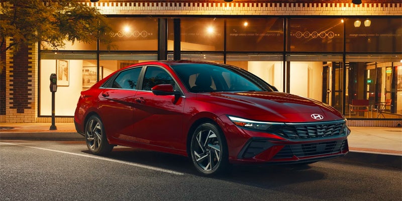 A 2024 Hyundai Elantra parked outside near San Leandro, CA 