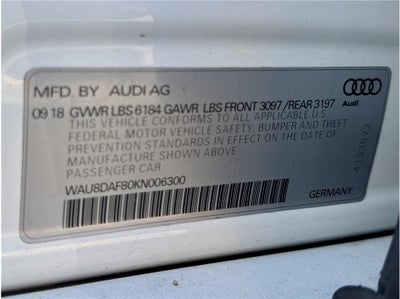 2019 Audi A8 L 3.0T Sedan 4D