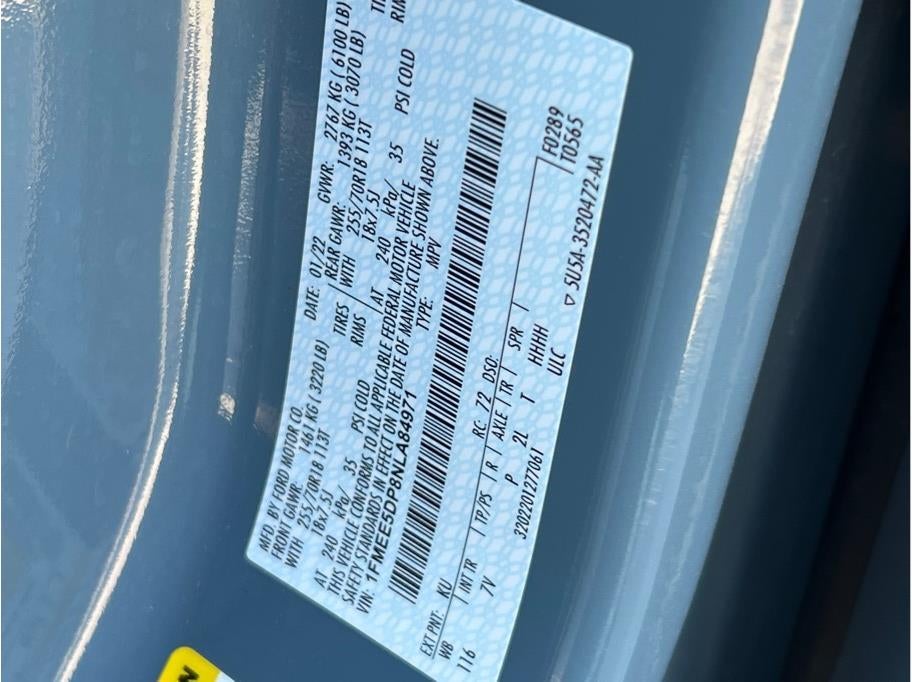 2022 Ford Bronco Outer Banks Sport Utility 4D