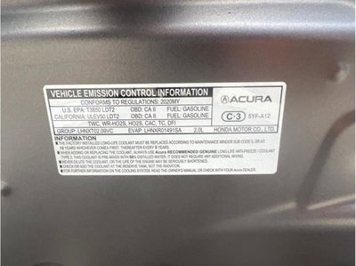 2020 Acura RDX SH-AWD A-SPEC Pkg Sport Utility 4D